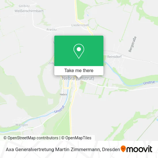 Карта Axa Generalvertretung Martin Zimmermann