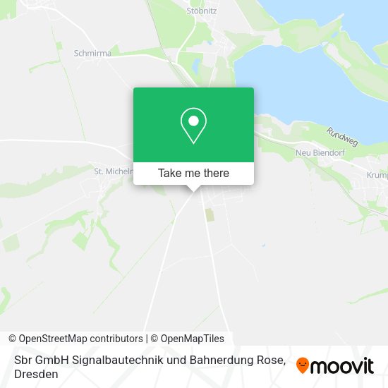 Карта Sbr GmbH Signalbautechnik und Bahnerdung Rose