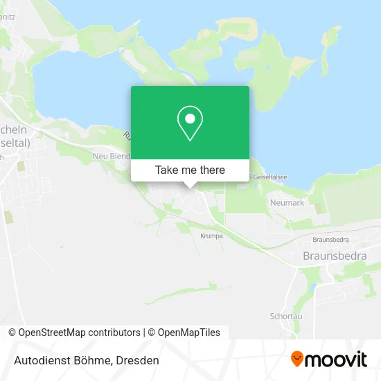 Карта Autodienst Böhme