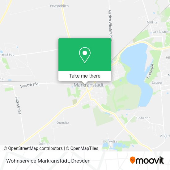Карта Wohnservice Markranstädt