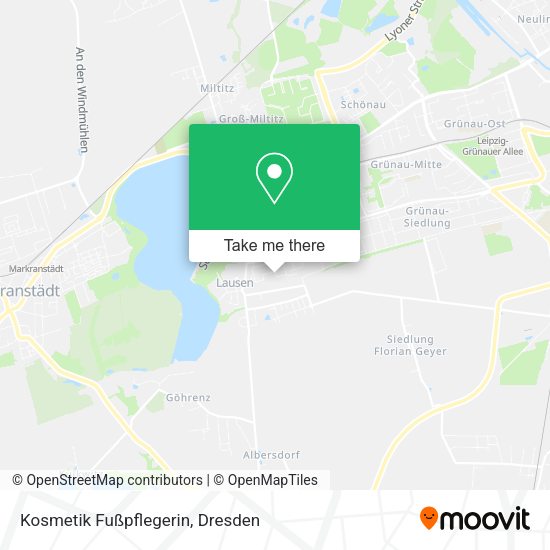 Карта Kosmetik Fußpflegerin