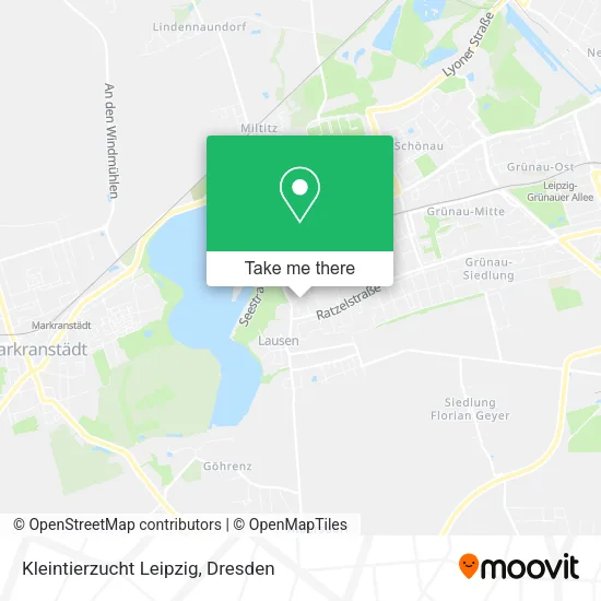 Карта Kleintierzucht Leipzig