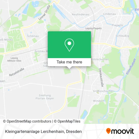Kleingartenanlage Lerchenhain map