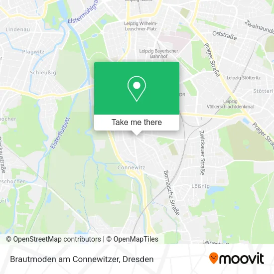 Карта Brautmoden am Connewitzer