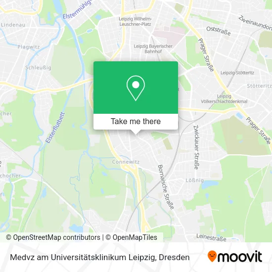 Карта Medvz am Universitätsklinikum Leipzig