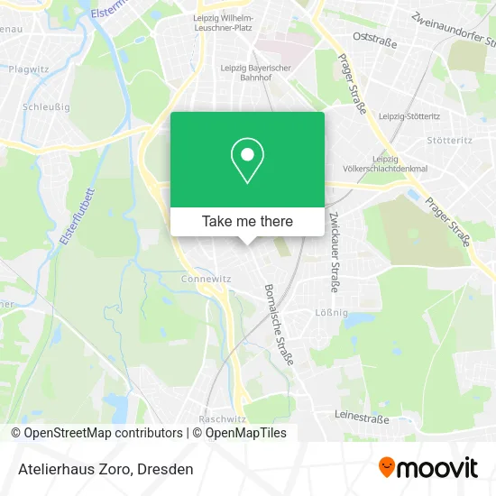 Карта Atelierhaus Zoro