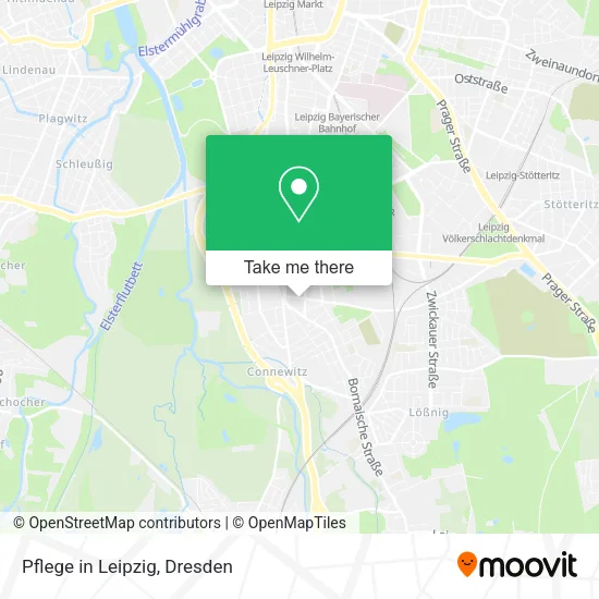 Карта Pflege in Leipzig