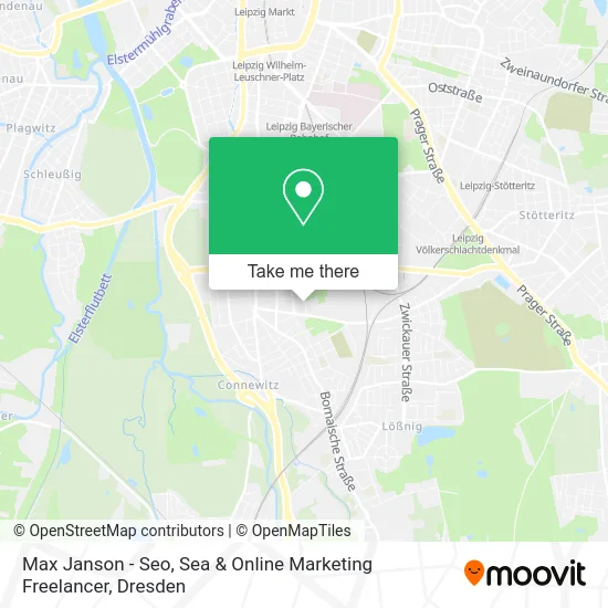 Карта Max Janson - Seo, Sea & Online Marketing Freelancer