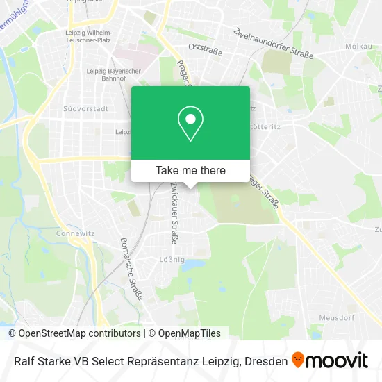 Карта Ralf Starke VB Select Repräsentanz Leipzig