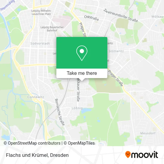 Карта Flachs und Krümel