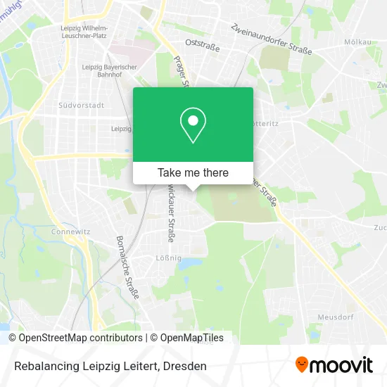 Карта Rebalancing Leipzig Leitert