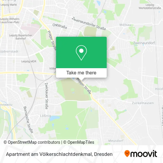 Карта Apartment am Völkerschlachtdenkmal