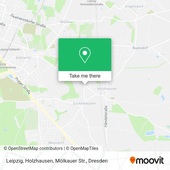 Карта Leipzig, Holzhausen, Mölkauer Str.