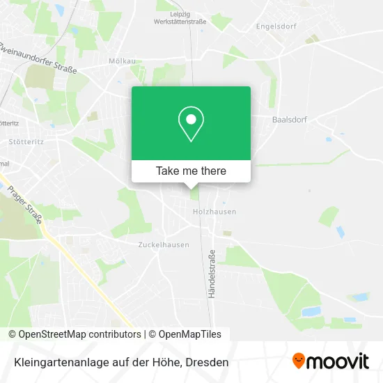 Карта Kleingartenanlage auf der Höhe
