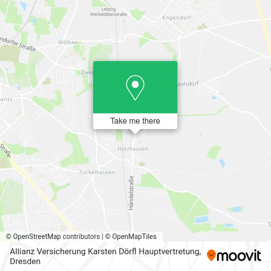 Карта Allianz Versicherung Karsten Dörfl Hauptvertretung