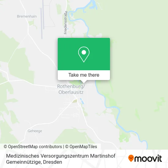 Карта Medizinisches Versorgungszentrum Martinshof Gemeinnützige