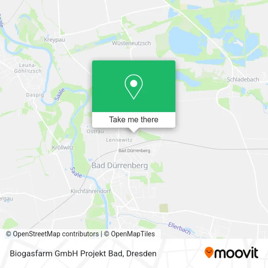 Карта Biogasfarm GmbH Projekt Bad