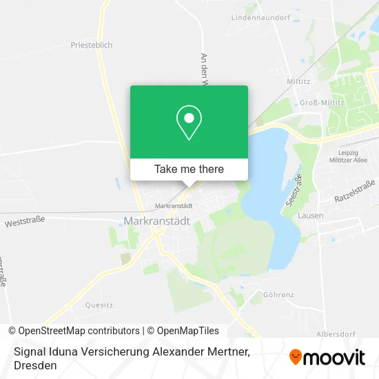 Карта Signal Iduna Versicherung Alexander Mertner
