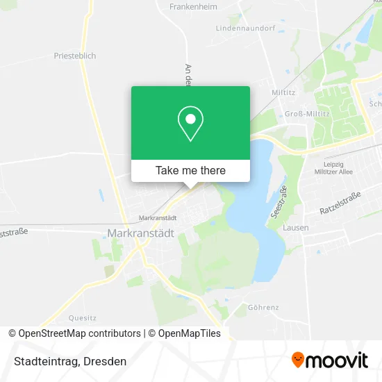 Карта Stadteintrag