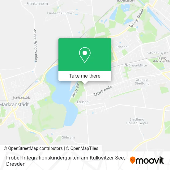 Карта Fröbel-Integrationskindergarten am Kulkwitzer See