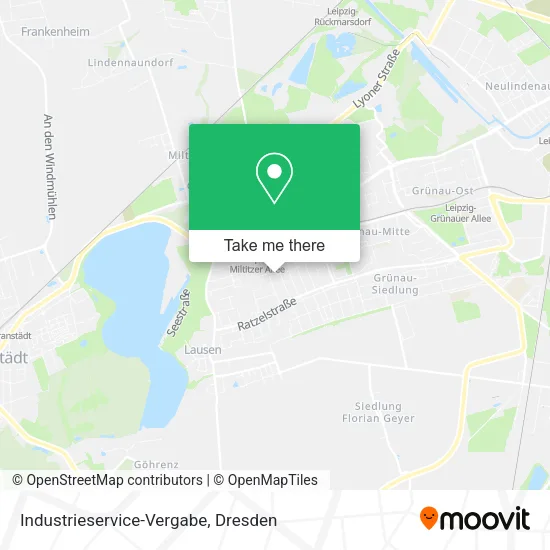 Карта Industrieservice-Vergabe