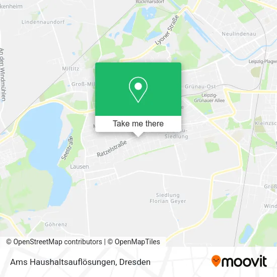 Карта Ams Haushaltsauflösungen