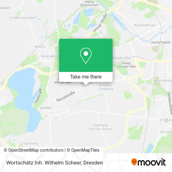 Карта Wortschatz Inh. Wilhelm Scheer