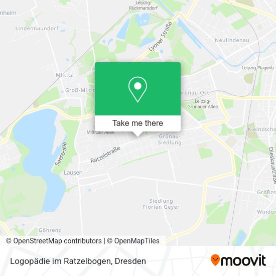 Карта Logopädie im Ratzelbogen