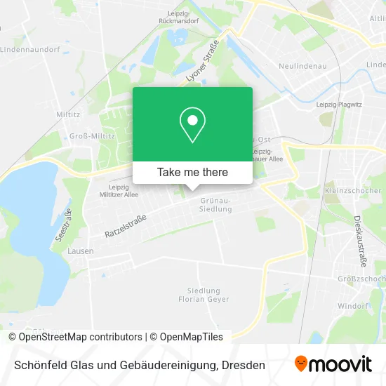 Schönfeld Glas und Gebäudereinigung map