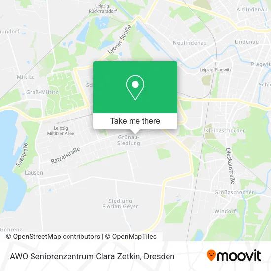 Карта AWO Seniorenzentrum Clara Zetkin