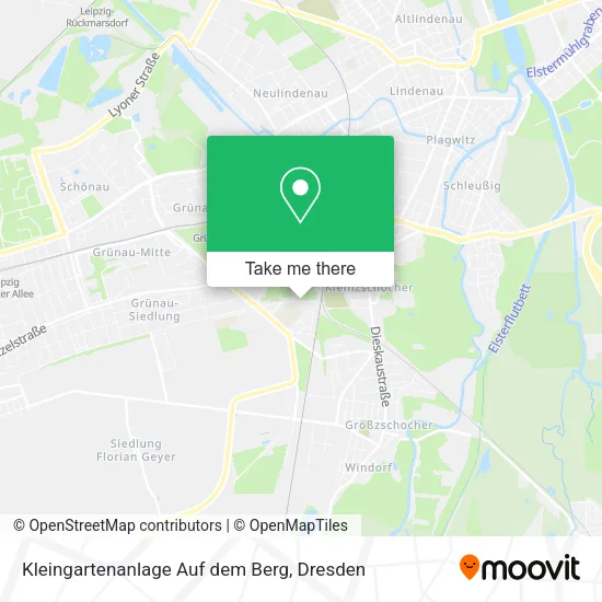 Карта Kleingartenanlage Auf dem Berg