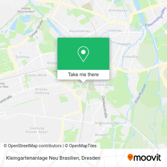 Карта Kleingartenanlage Neu Brasilien