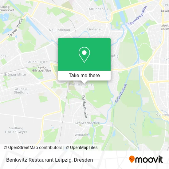 Карта Benkwitz Restaurant Leipzig