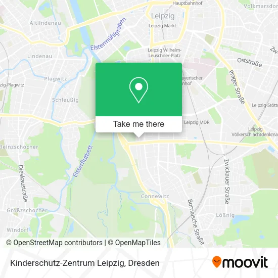 Карта Kinderschutz-Zentrum Leipzig