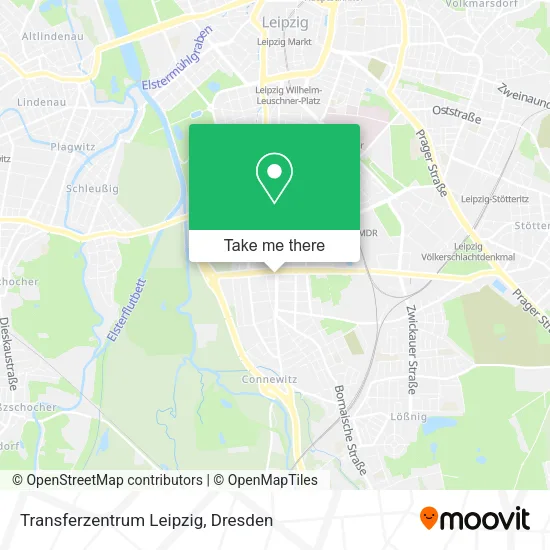 Карта Transferzentrum Leipzig