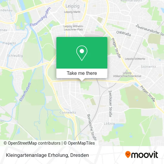 Карта Kleingartenanlage Erholung