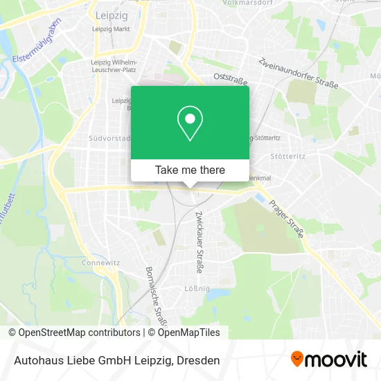 Карта Autohaus Liebe GmbH Leipzig