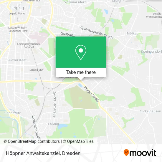 Карта Höppner Anwaltskanzlei