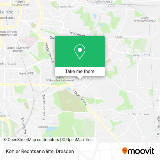 Карта Köhler Rechtsanwälte