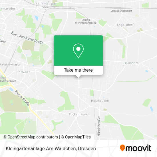 Карта Kleingartenanlage Am Wäldchen