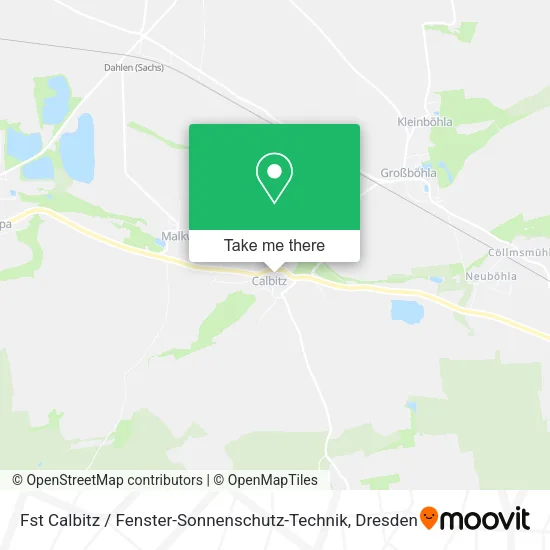Карта Fst Calbitz / Fenster-Sonnenschutz-Technik