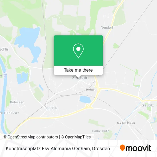 Карта Kunstrasenplatz Fsv Alemania Geithain