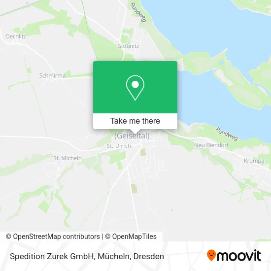 Карта Spedition Zurek GmbH, Mücheln