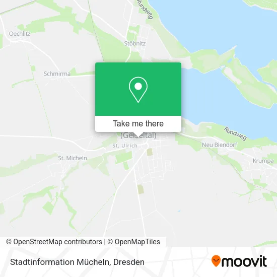Карта Stadtinformation Mücheln