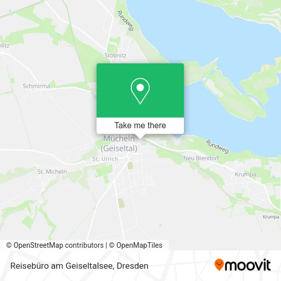 Карта Reisebüro am Geiseltalsee
