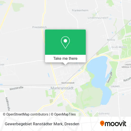 Карта Gewerbegebiet Ranstädter Mark