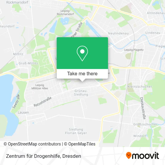 Карта Zentrum für Drogenhilfe