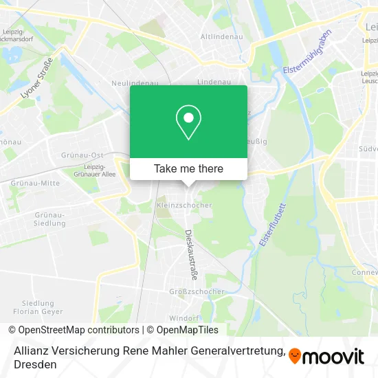 Карта Allianz Versicherung Rene Mahler Generalvertretung