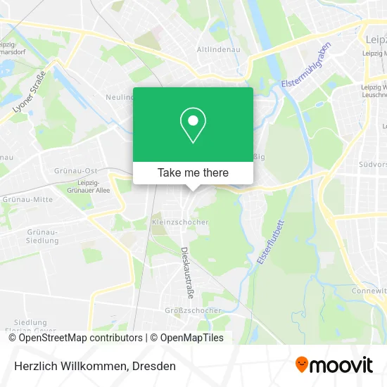 Карта Herzlich Willkommen