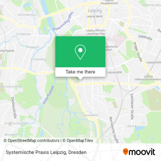 Карта Systemische Praxis Leipzig